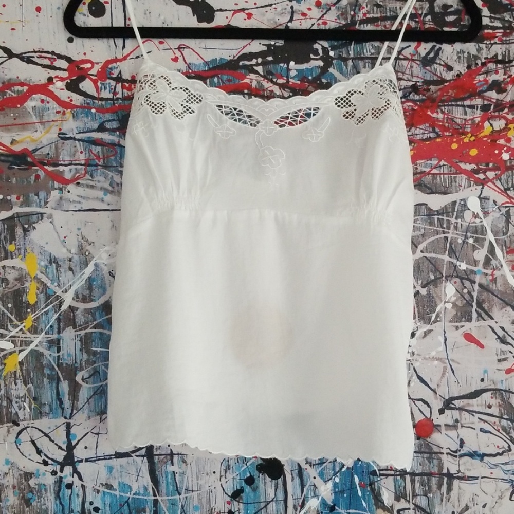 Lace front tank